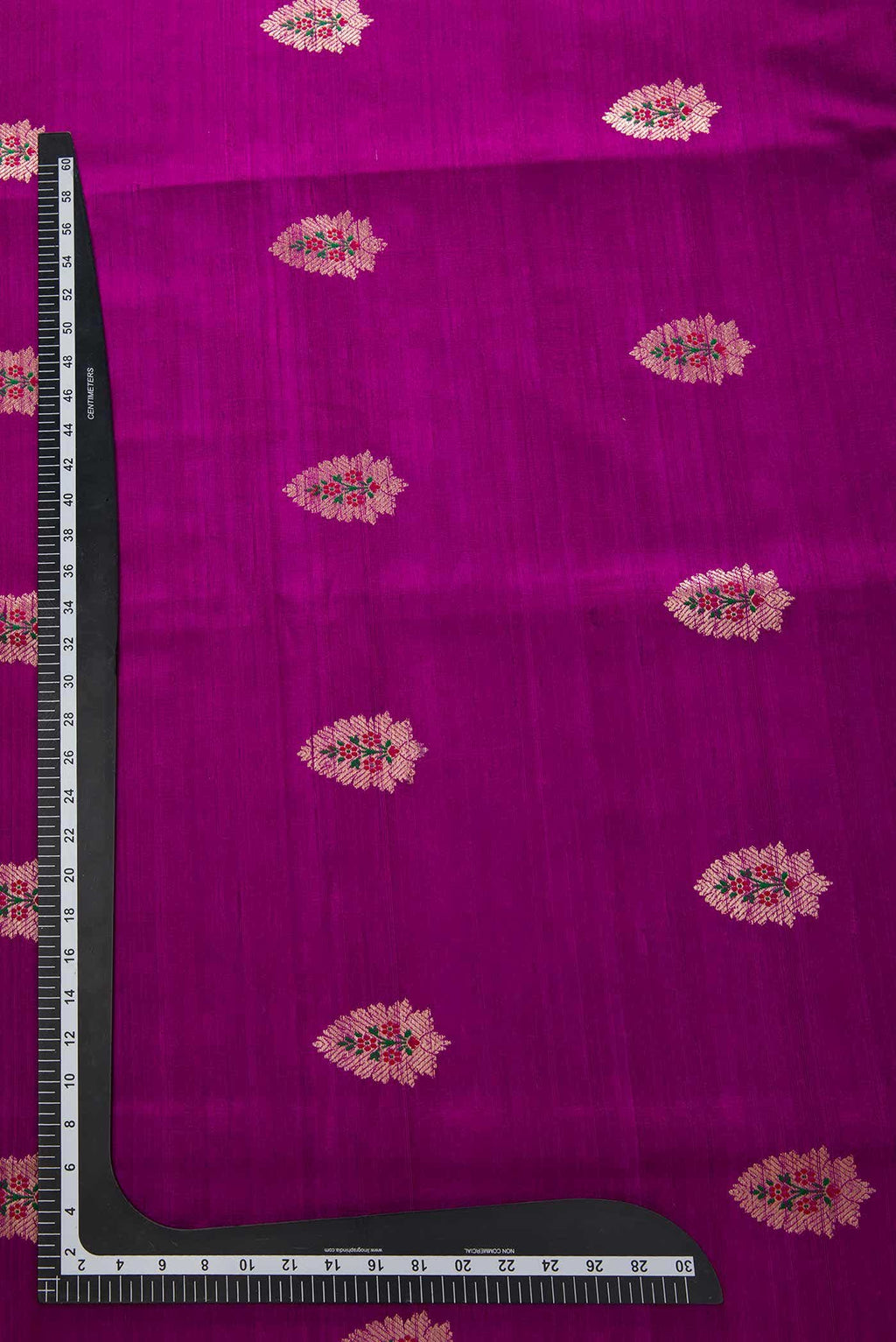 Violet Raw Silk Dress Material