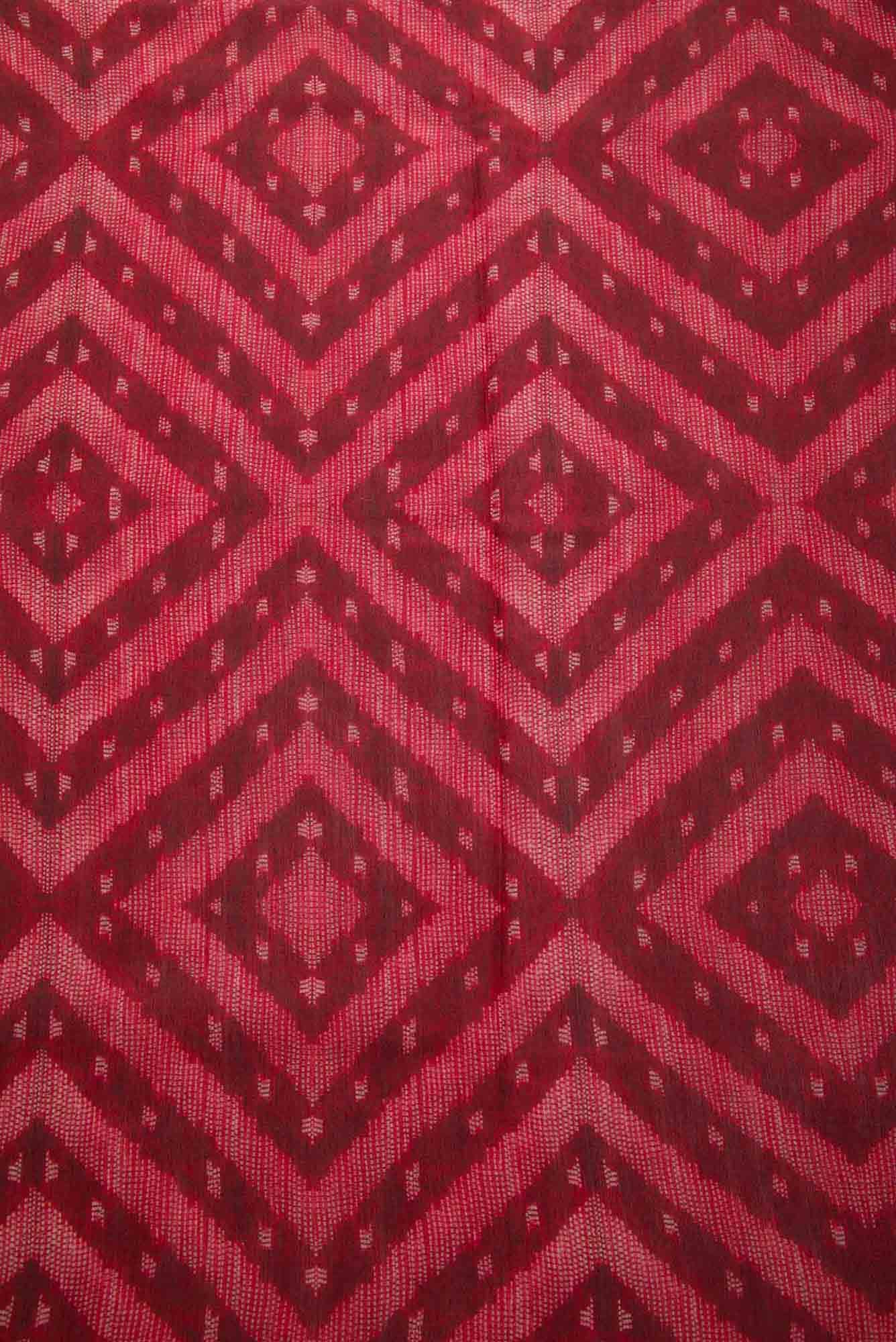 Maroon Chanderi Silk Dress Material