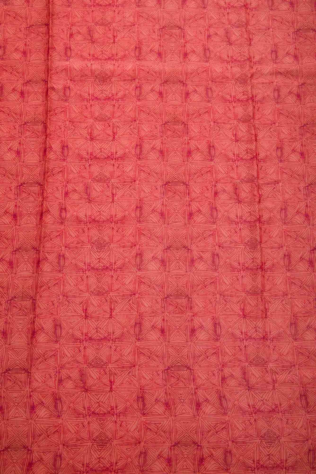 Peach Chanderi Silk Dress Material