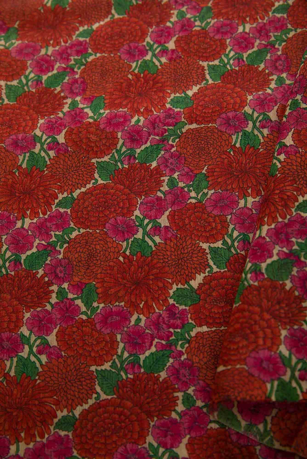 Maroon Chanderi Silk Dress Material