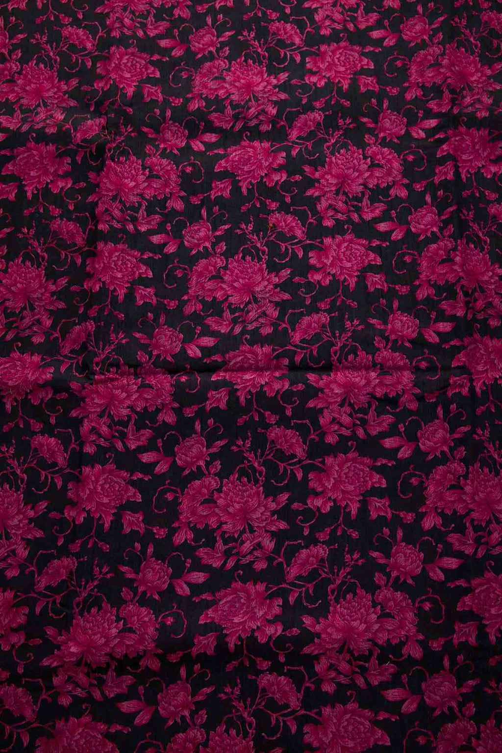 Black Tussar Silk Dress Material