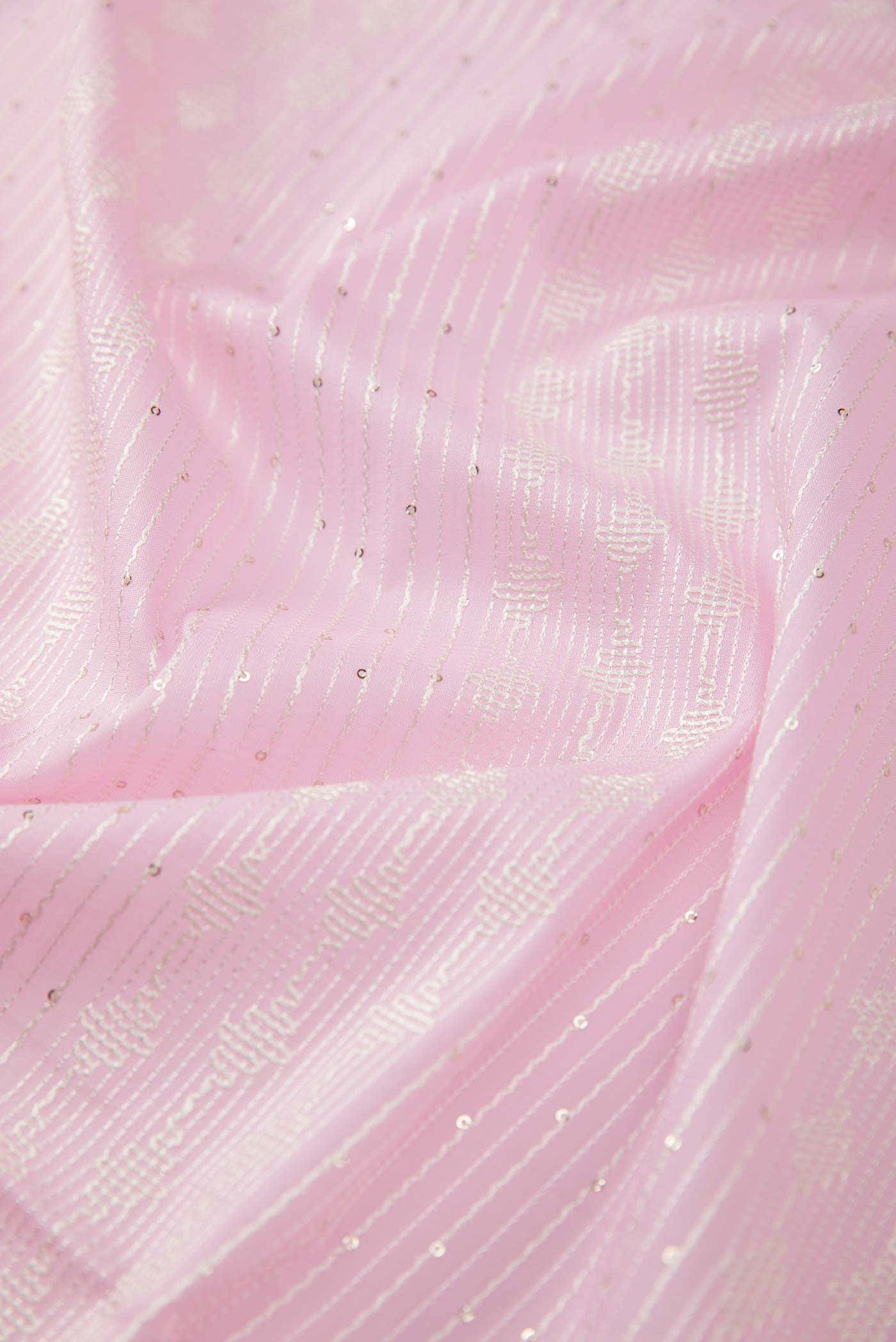 Pink Cotton Dress Material