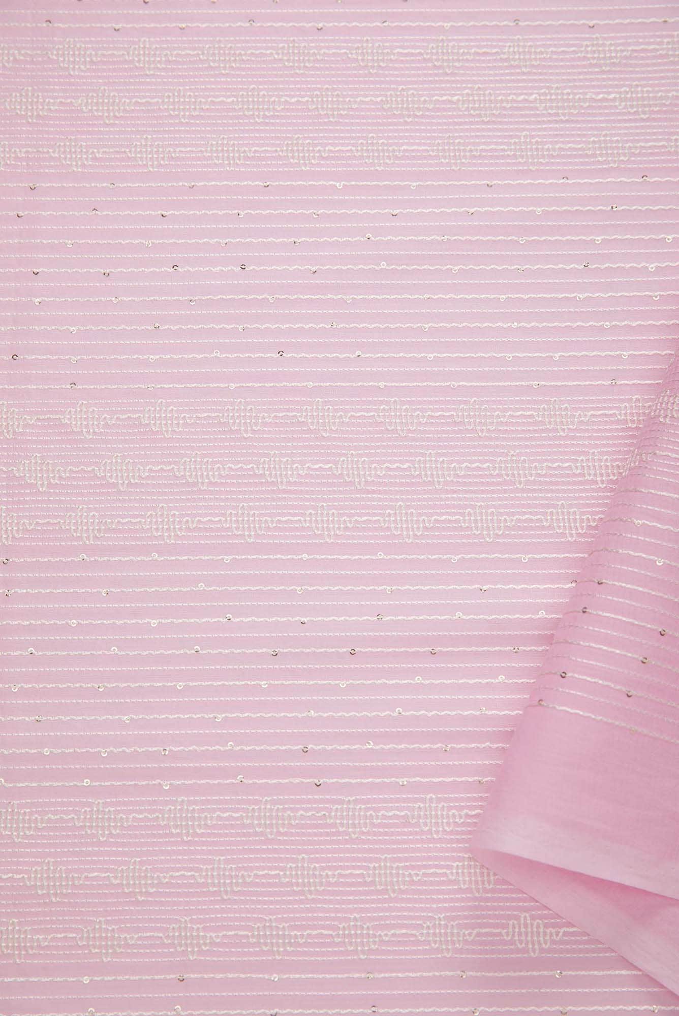 Pink Cotton Dress Material