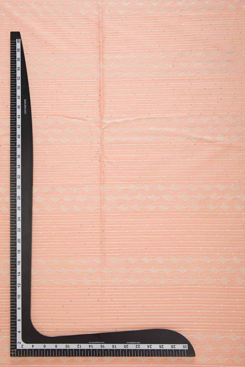 Peach Cotton Dress Material