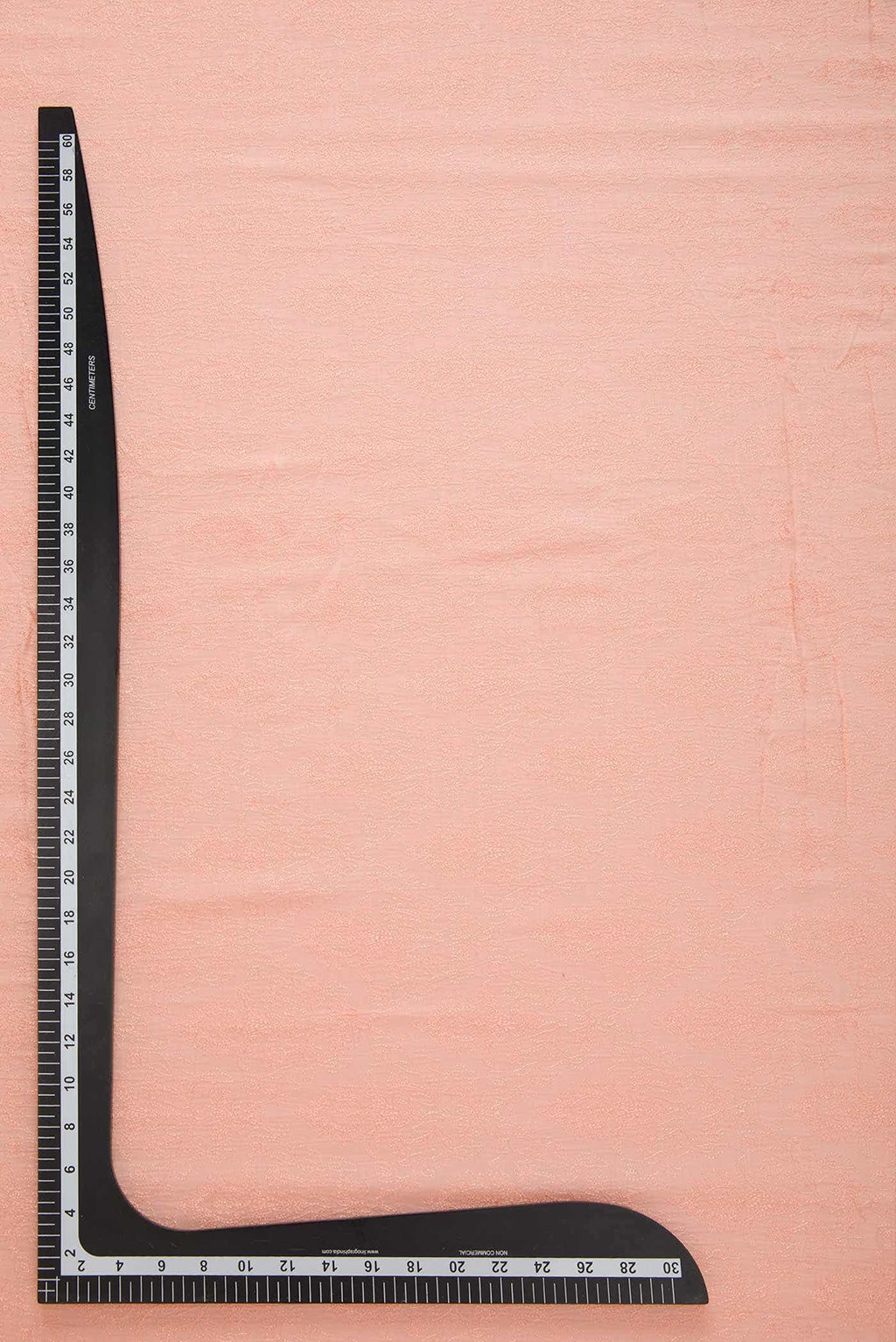 Peach Tussar Silk Dress Material