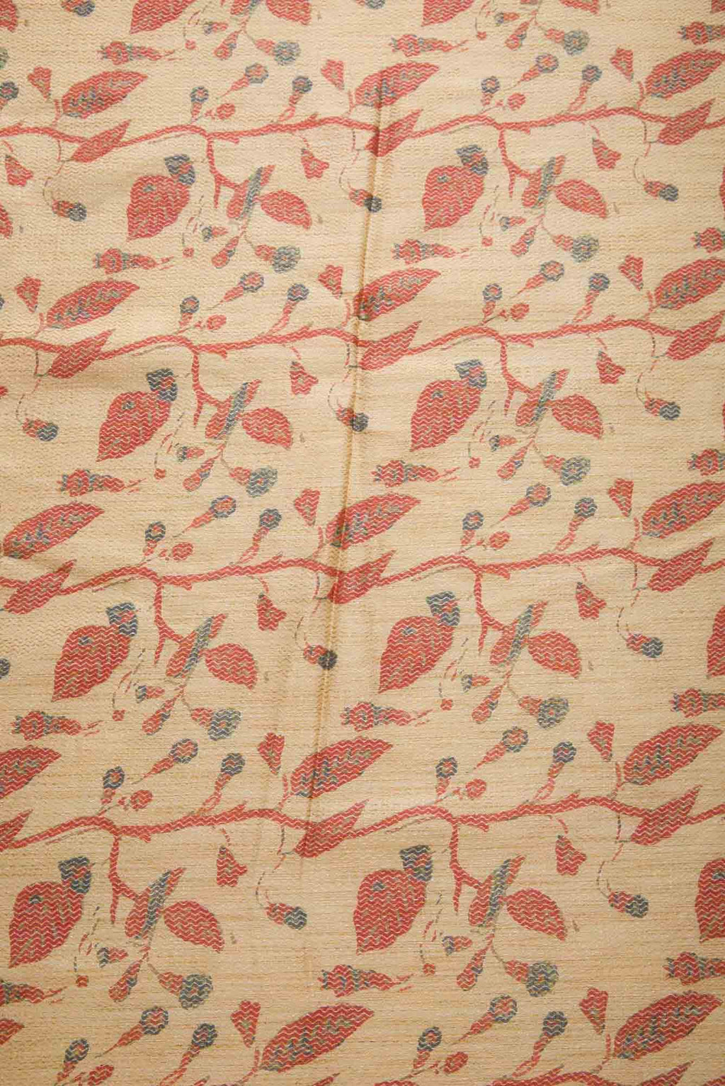 Sandal Tussar Silk Dress Material