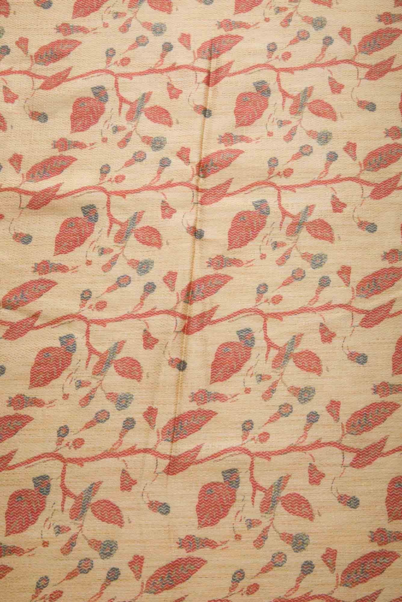 Sandal Tussar Silk Dress Material