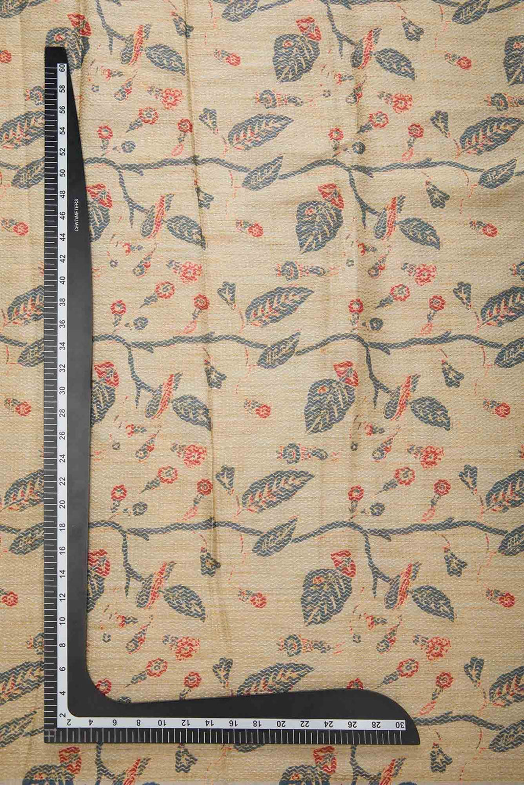 Sandal Tussar Silk Dress Material