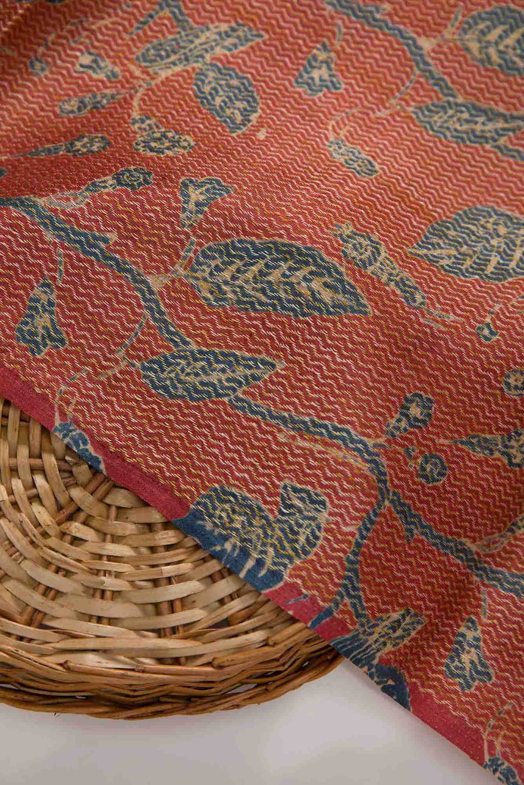 Maroon Tussar Silk Dress Material