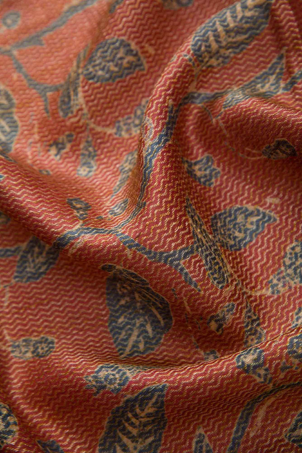 Maroon Tussar Silk Dress Material