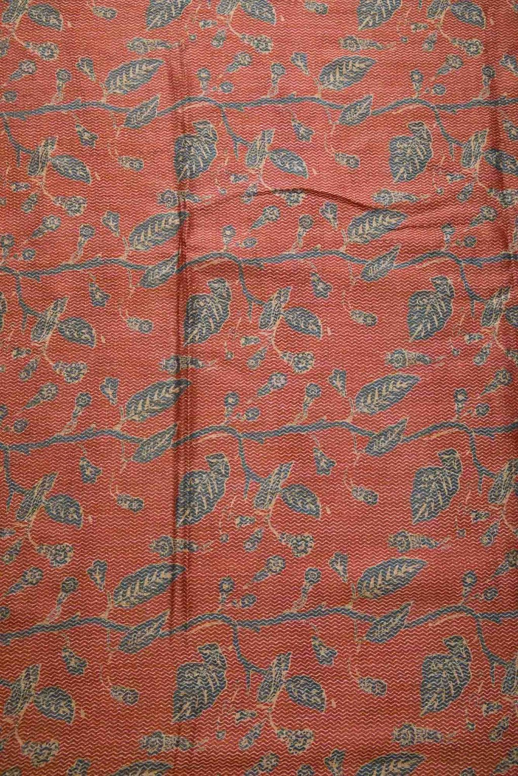Maroon Tussar Silk Dress Material