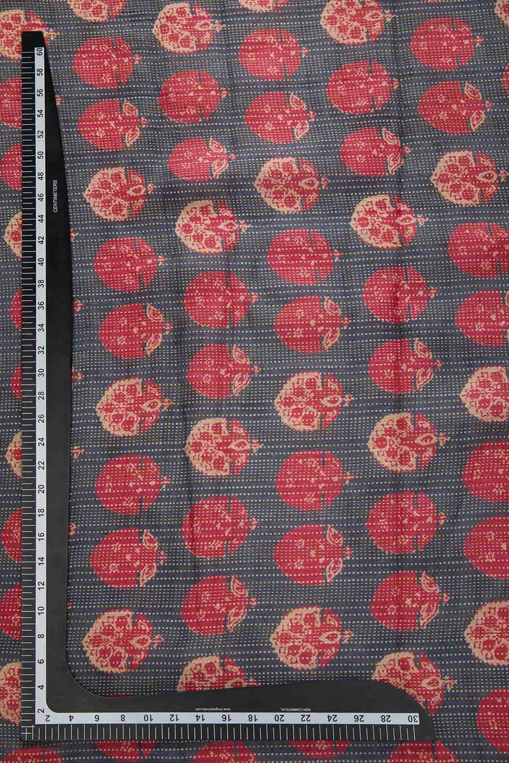 Grey Tussar Silk Dress Material