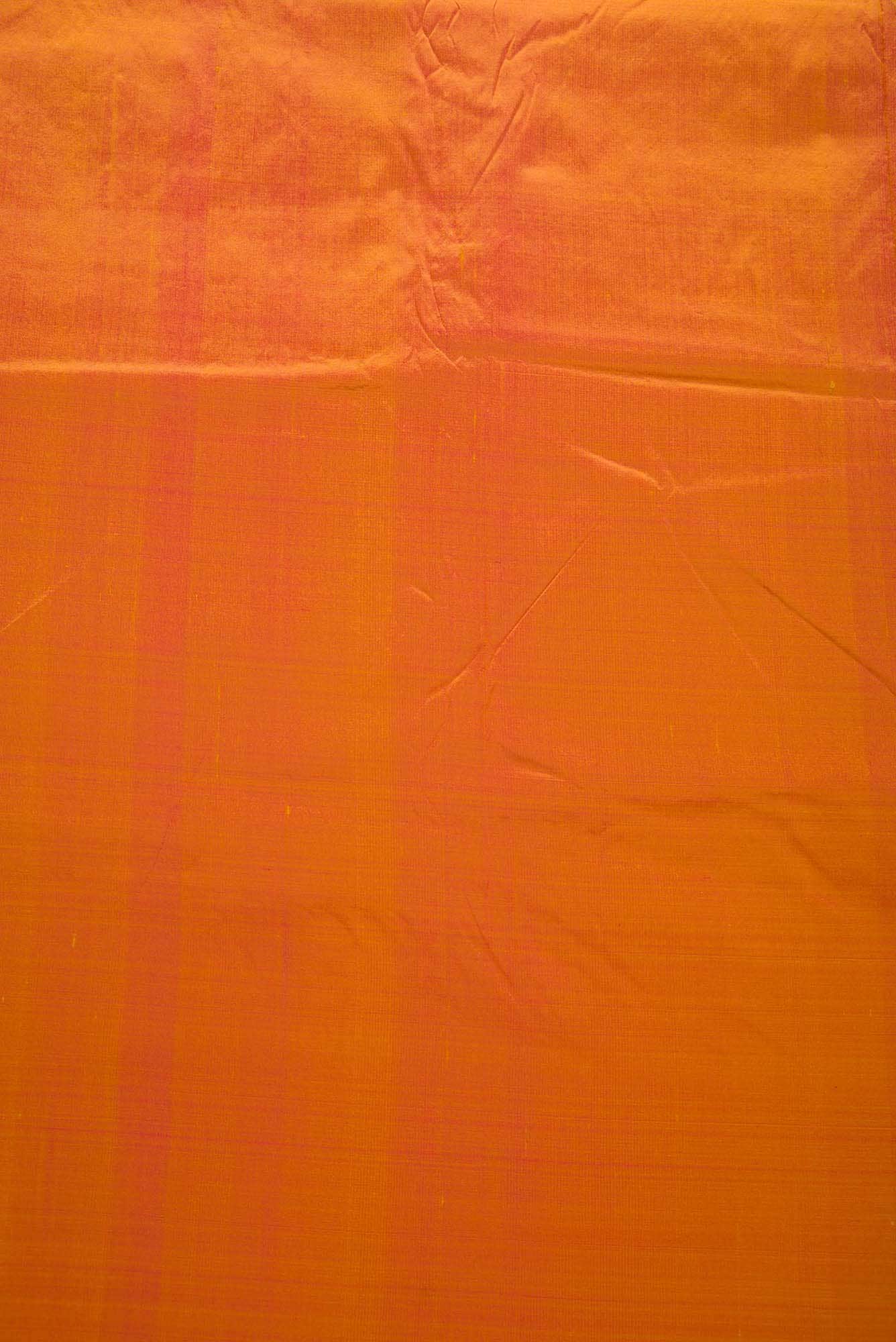 Mustard Kanchipuram Silk Dress Material