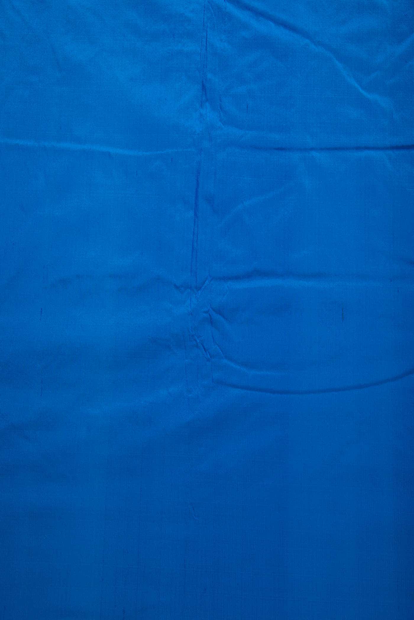 Blue Kanchipuram Silk Dress Material