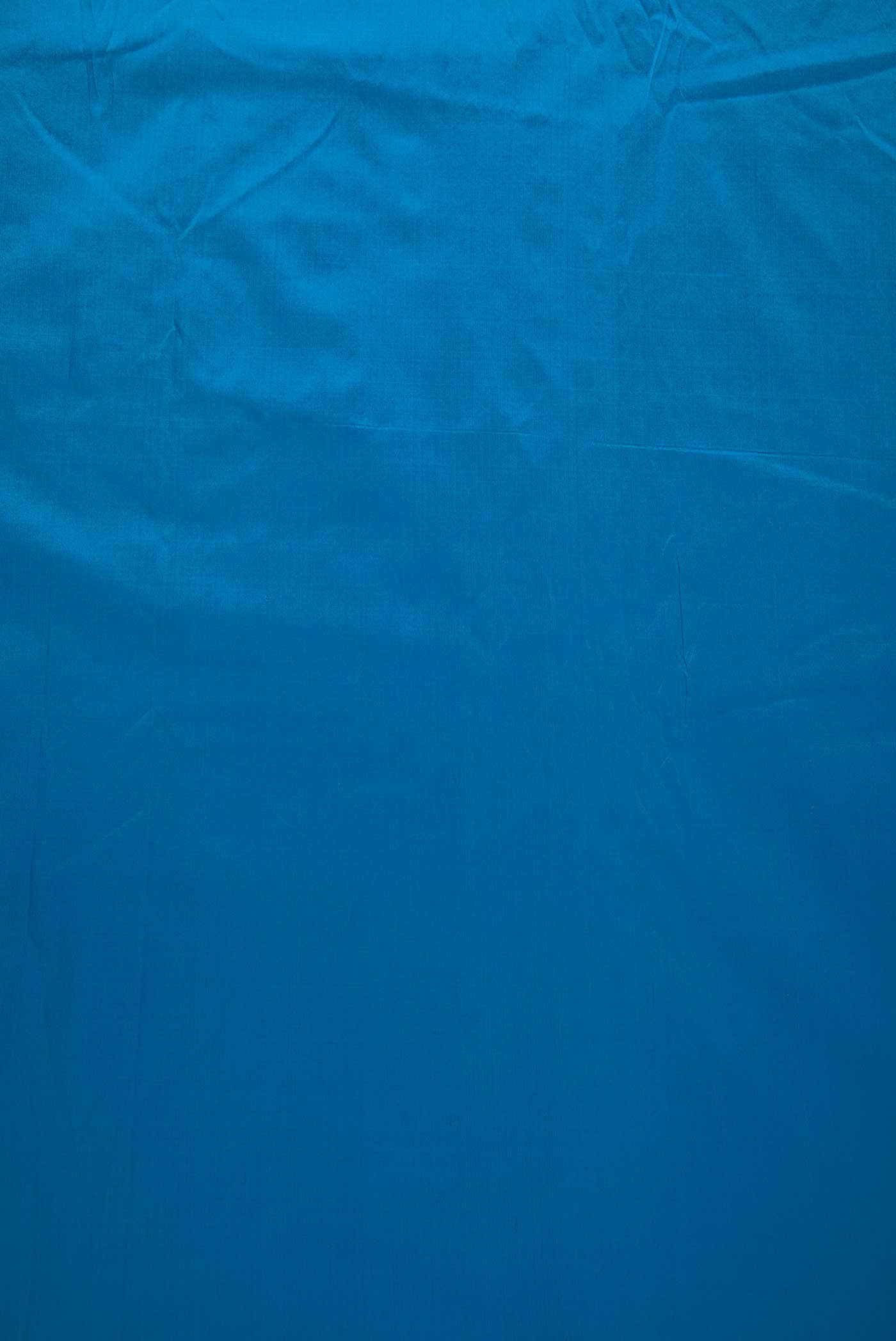 Blue Kanchipuram Silk Dress Material