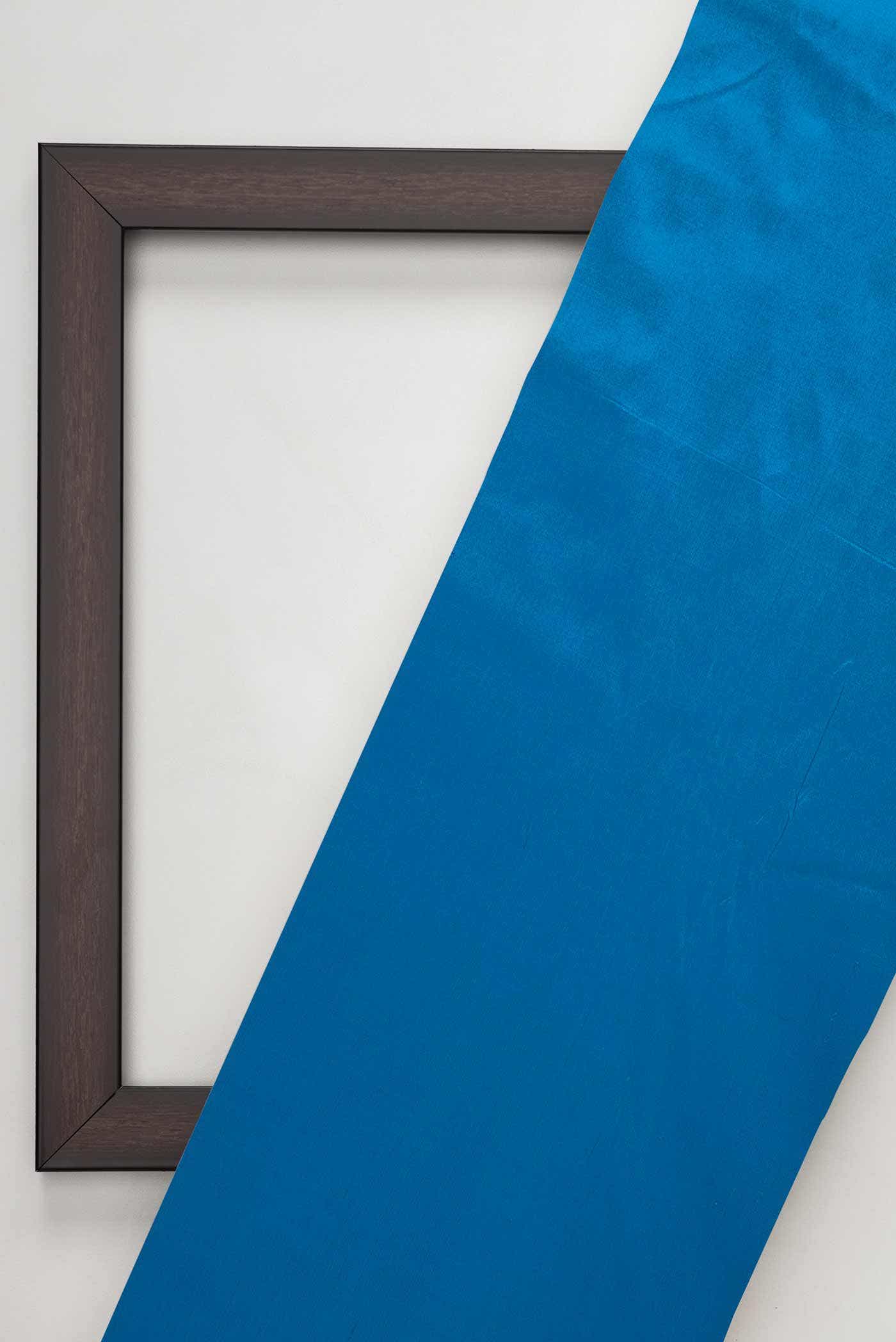 Blue Kanchipuram Silk Dress Material
