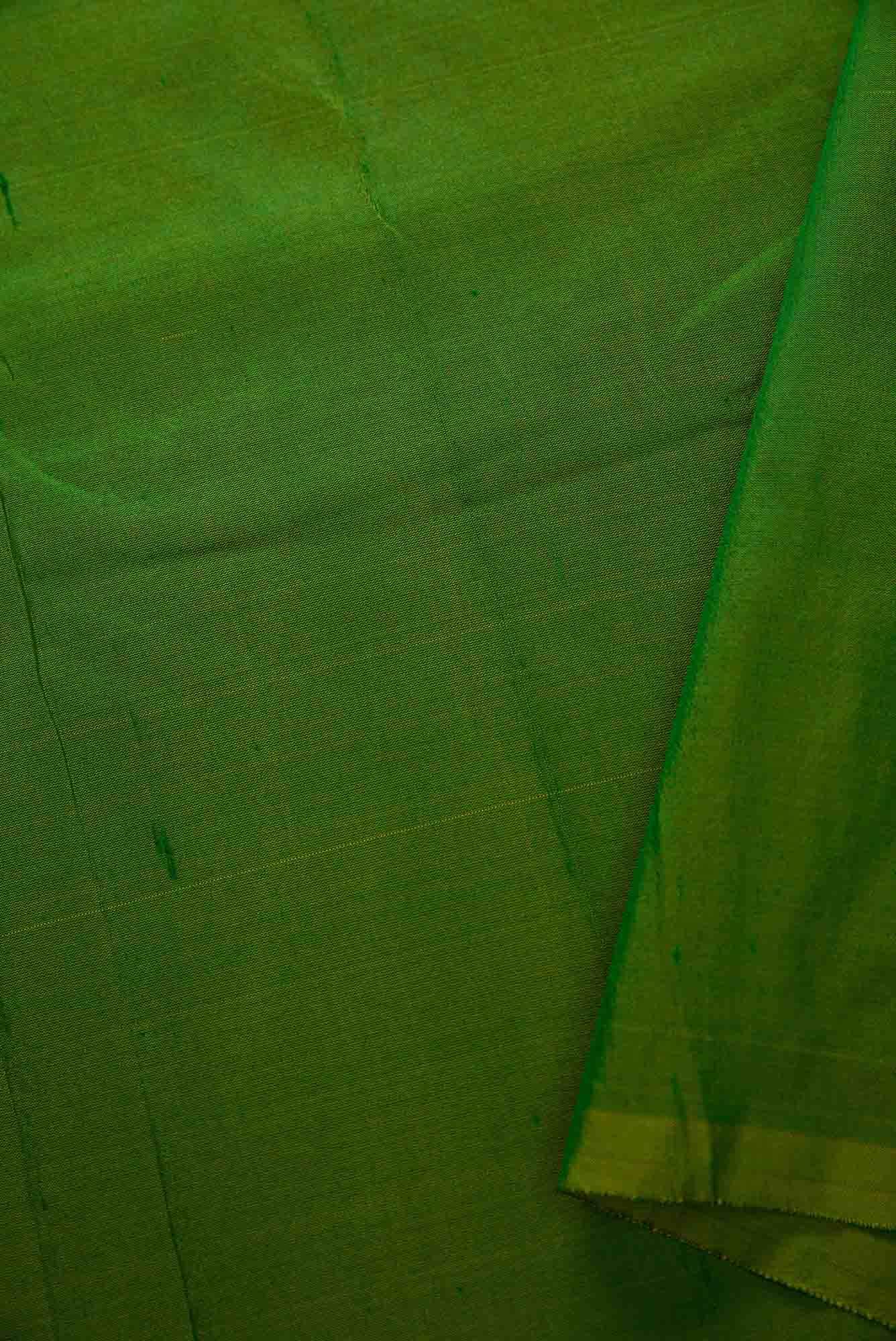 Green Kanchipuram Silk Dress Material