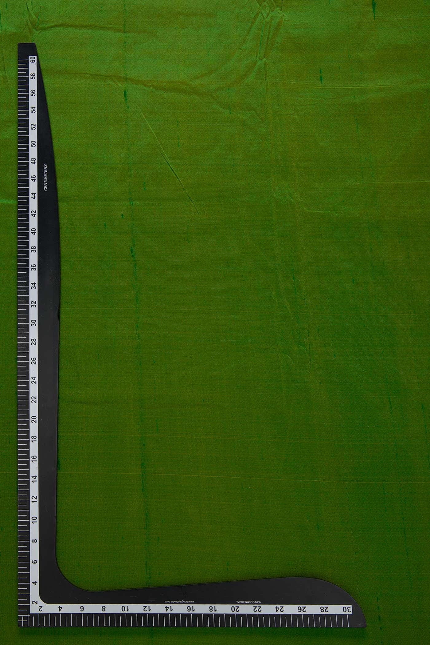 Green Kanchipuram Silk Dress Material