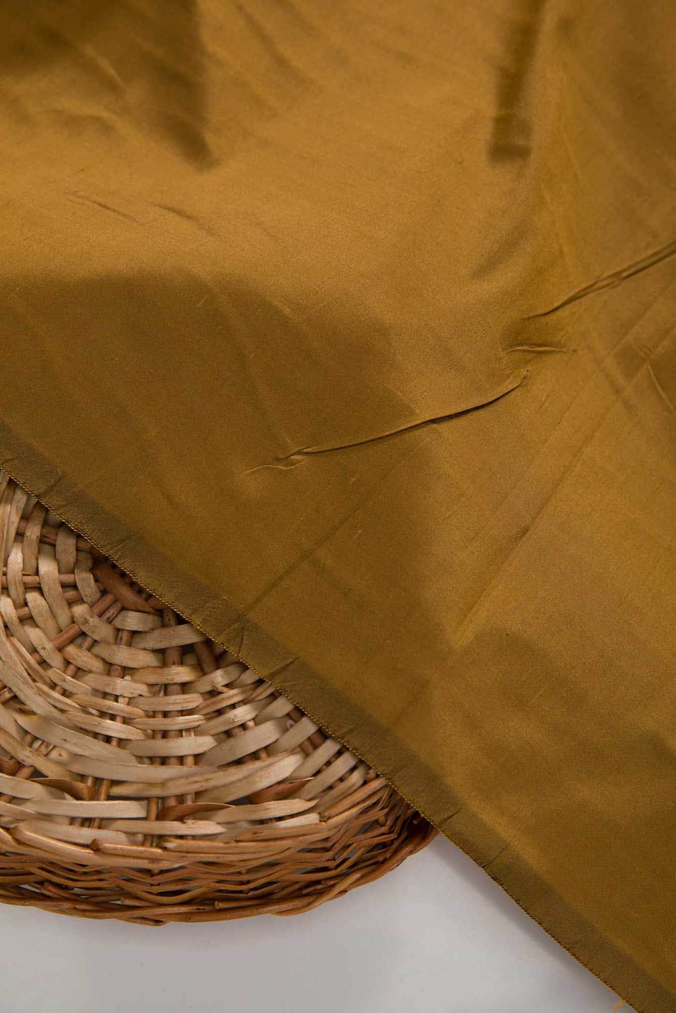 Coffee Brown Kanchipuram Silk Dress Material