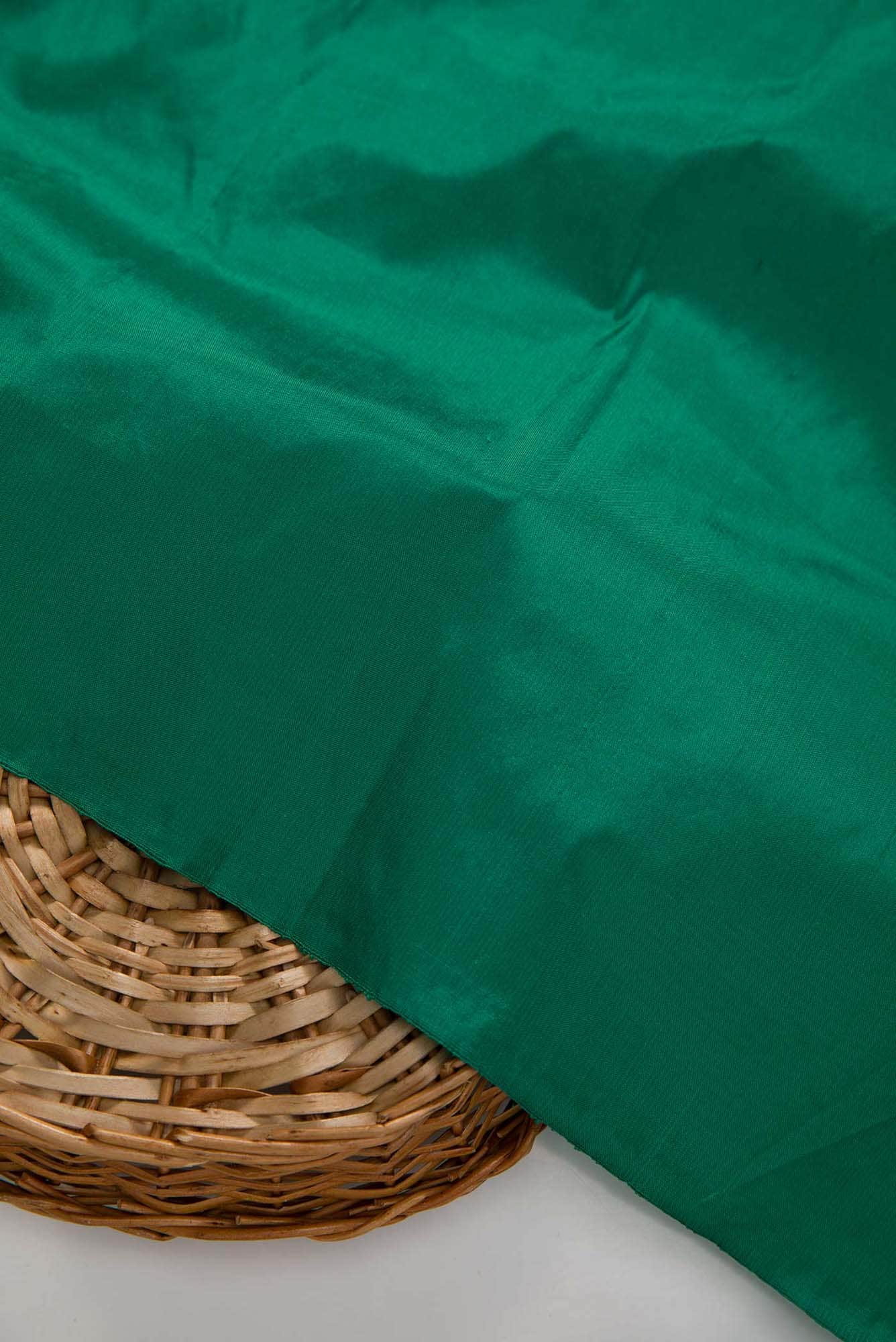 Green Kanchipuram Silk Dress Material