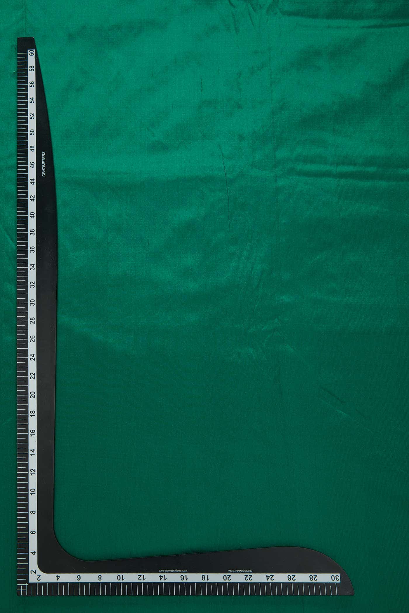 Green Kanchipuram Silk Dress Material