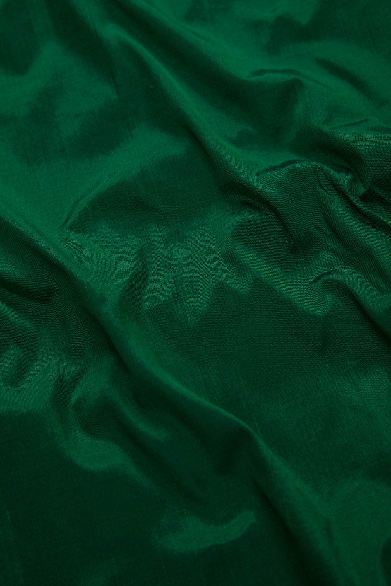 Green Kanchipuram Silk Dress Material