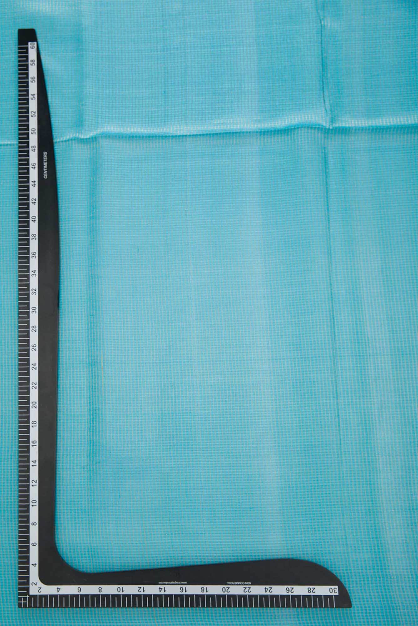 Sky Blue Tussar Silk Dress Material