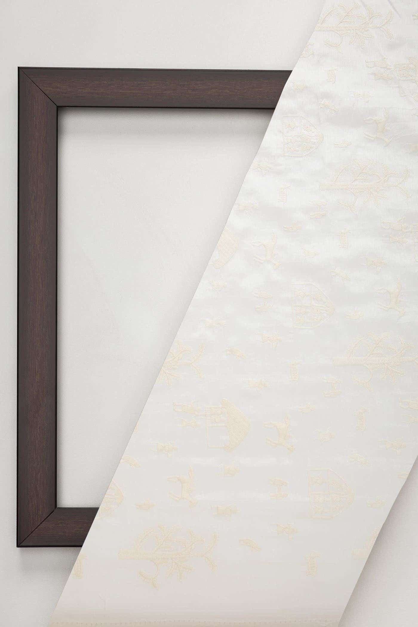 Off White Raw Silk Dress Material