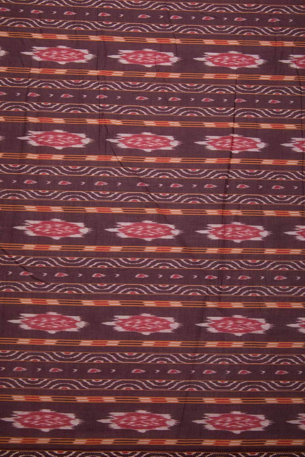 Brown Cotton Dress Material