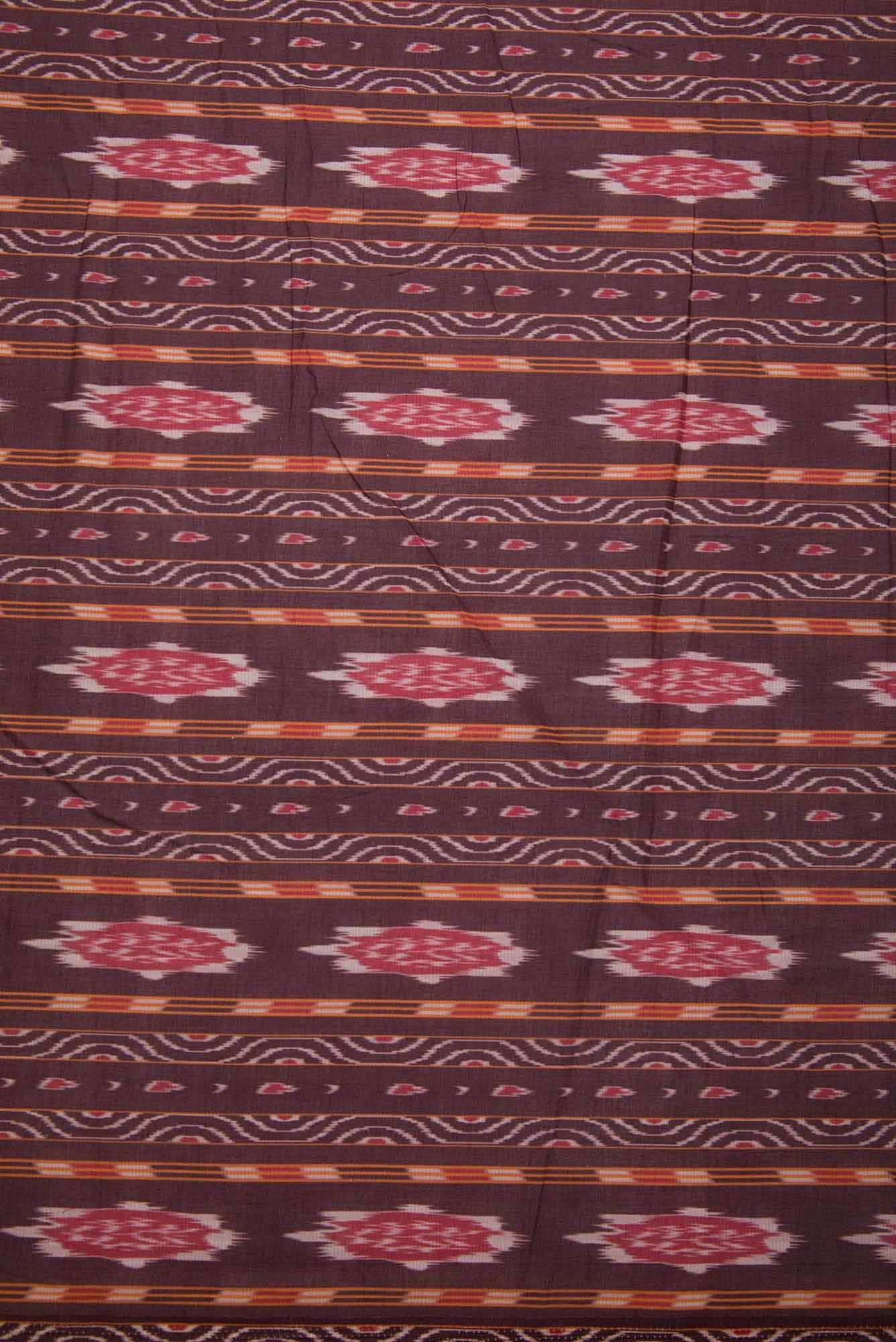 Brown Cotton Dress Material