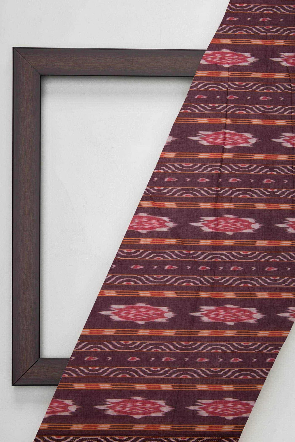 Brown Cotton Dress Material