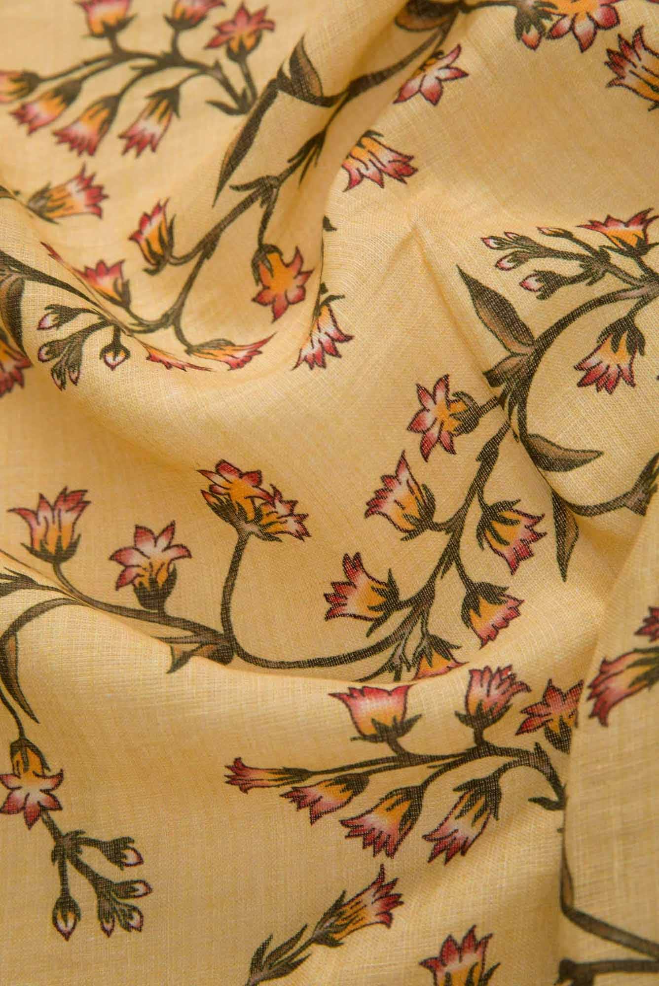 Sandal Linen Dress Material