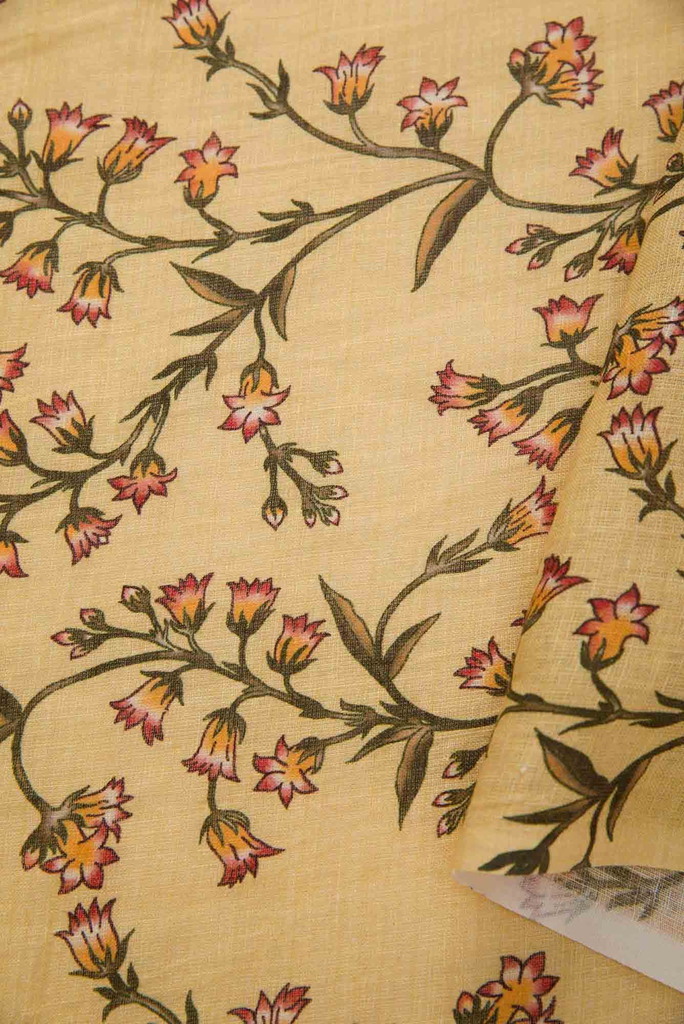 Sandal Linen Dress Material