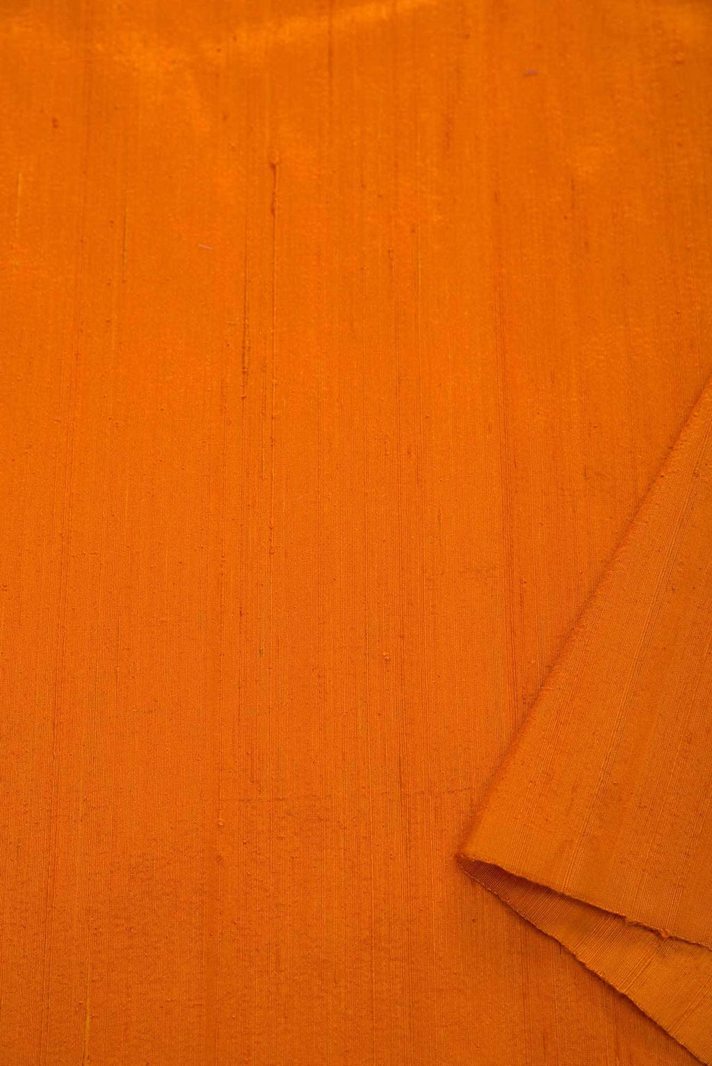 Orange Raw Silk Dress Material