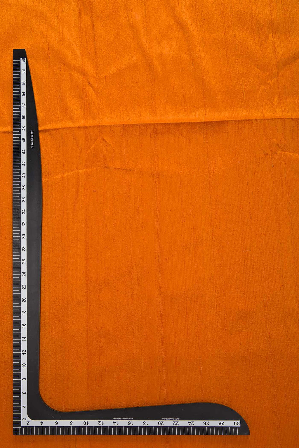 Orange Raw Silk Dress Material