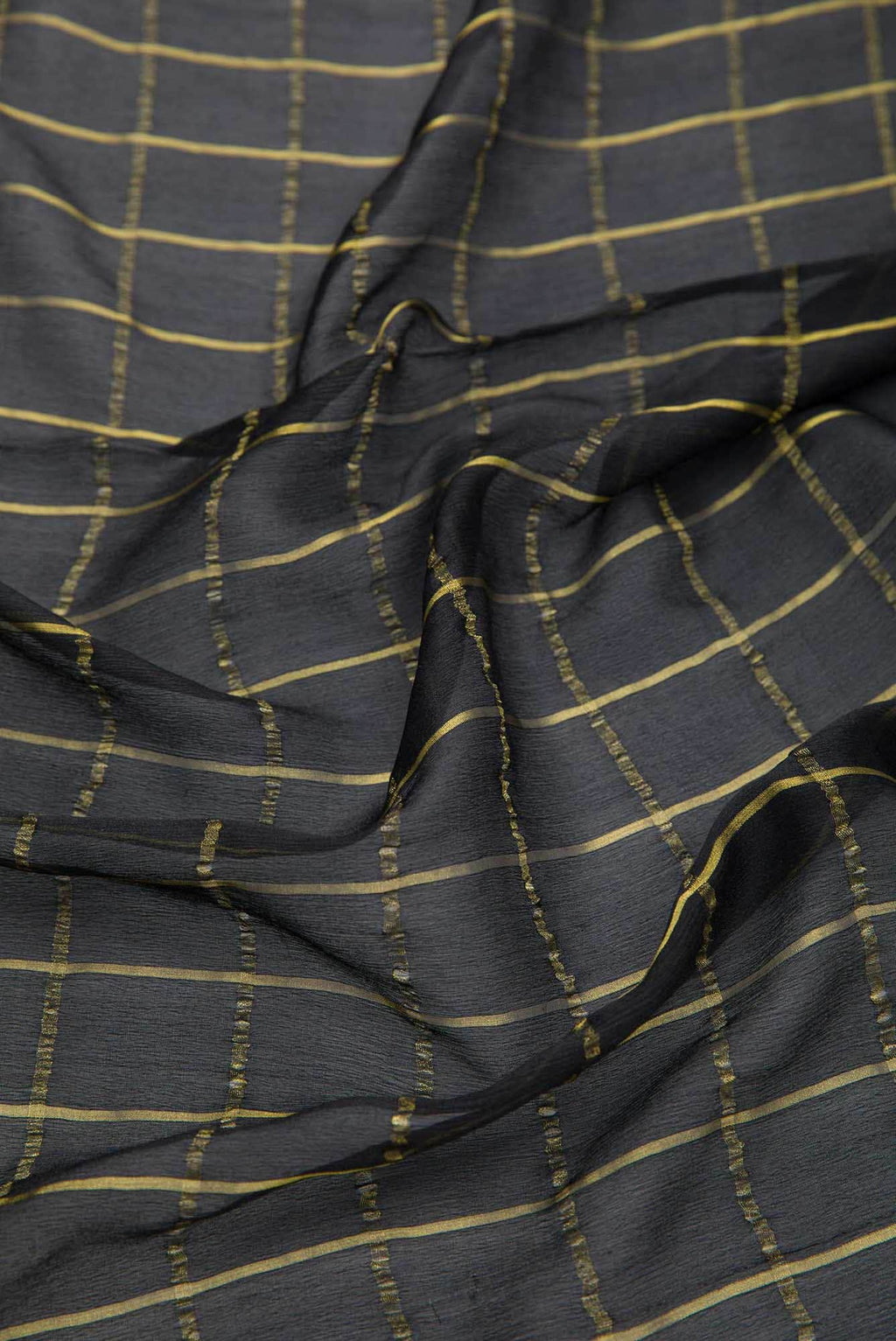 Black Chiffon Dress Material