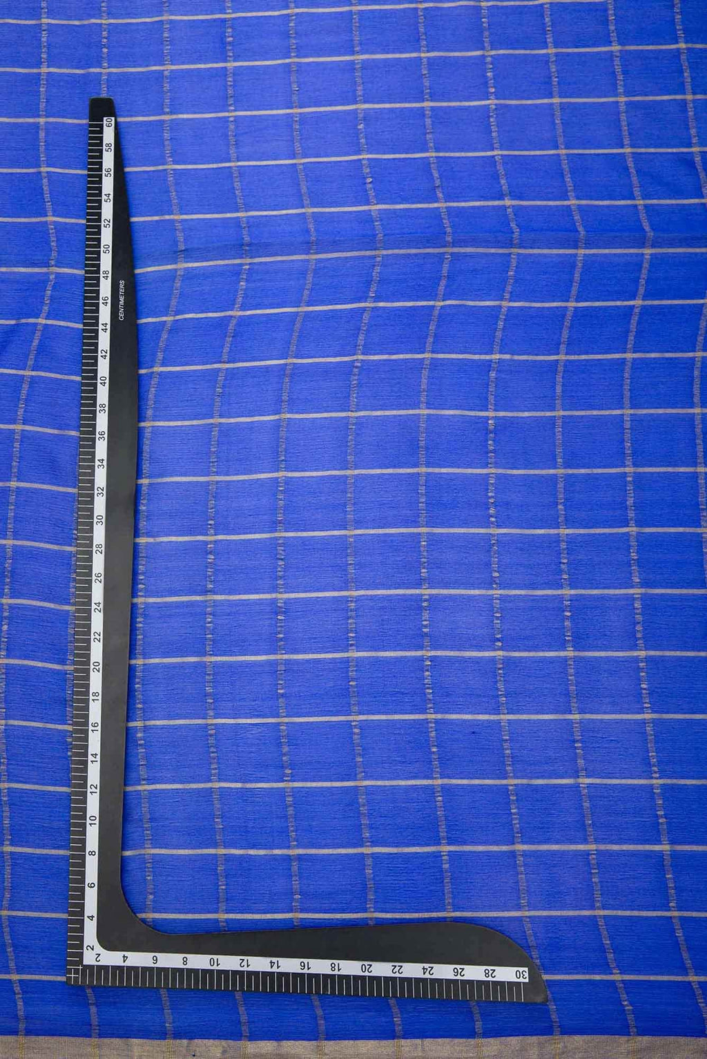 Royal Blue Chiffon Dress Material