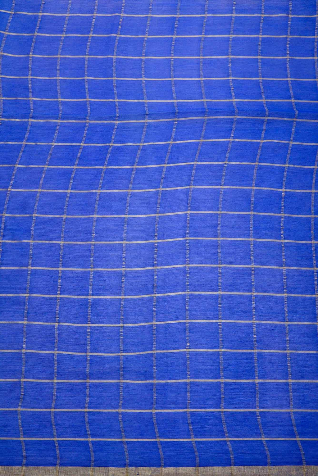 Royal Blue Chiffon Dress Material