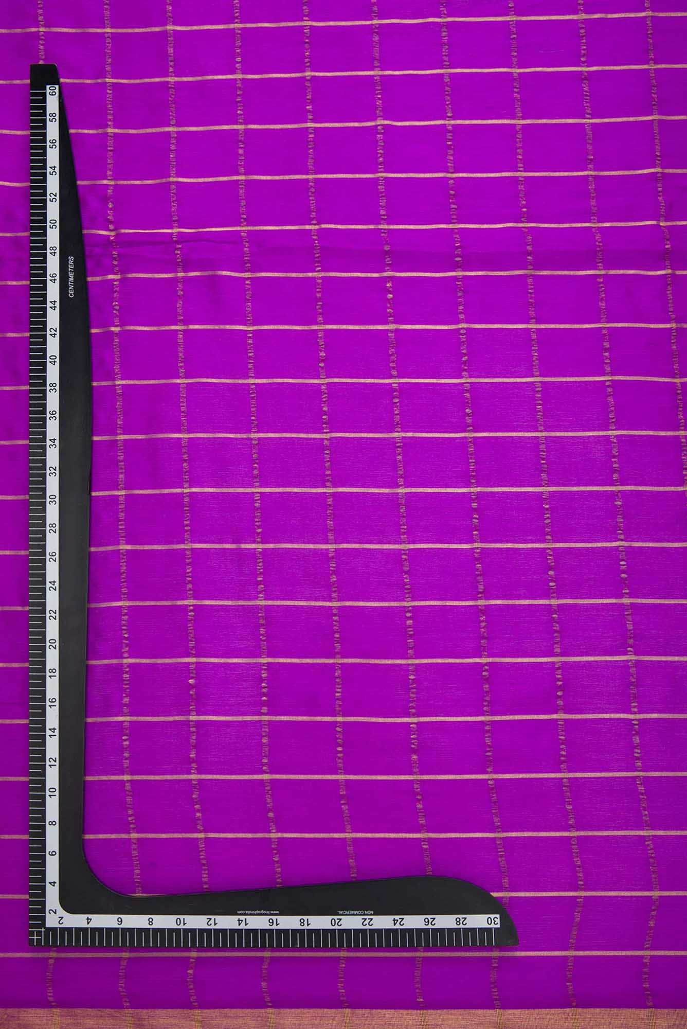 Purple Chiffon Dress Material