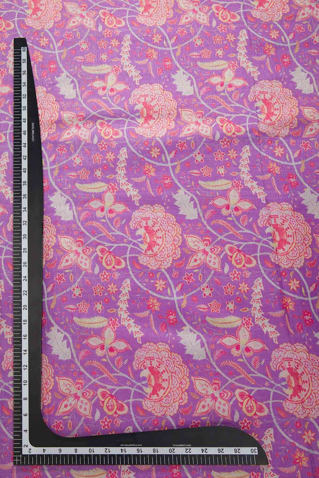 Lavender Raw Silk Dress Material