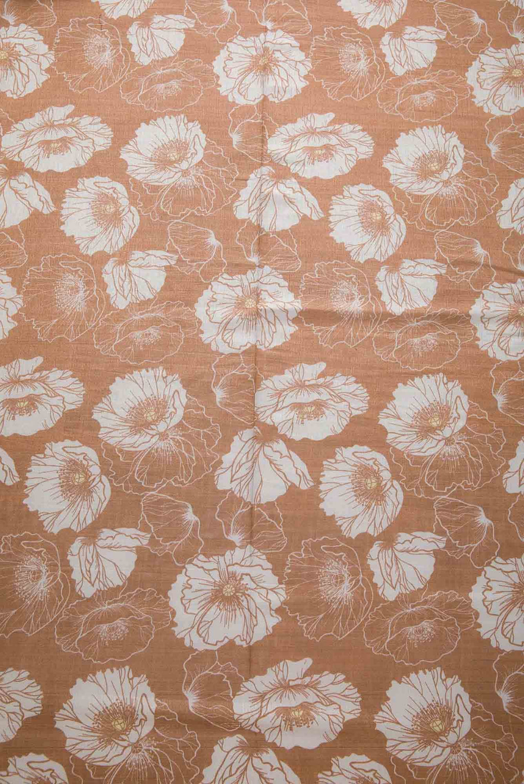 Brown Raw Silk Dress Material