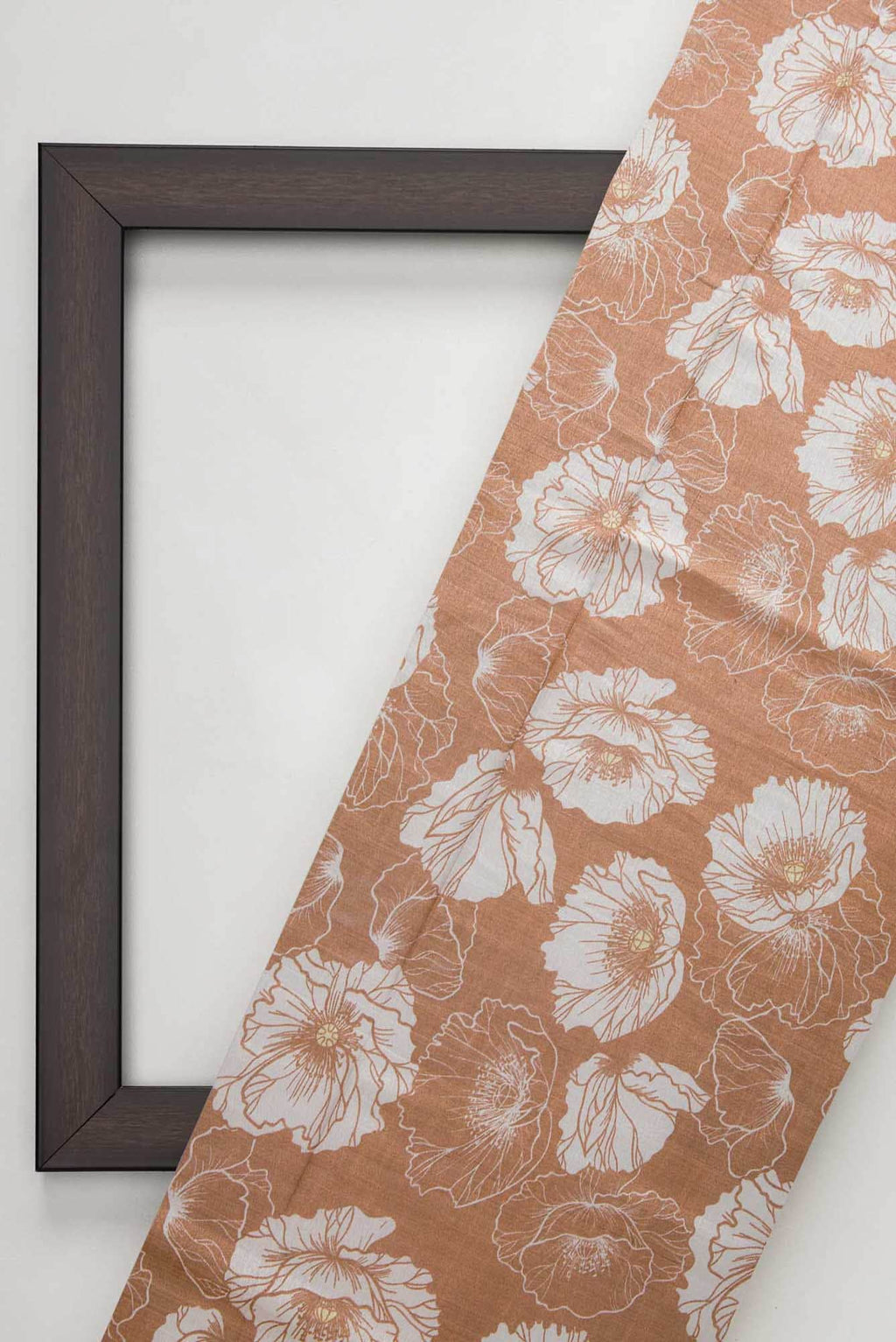 Brown Raw Silk Dress Material