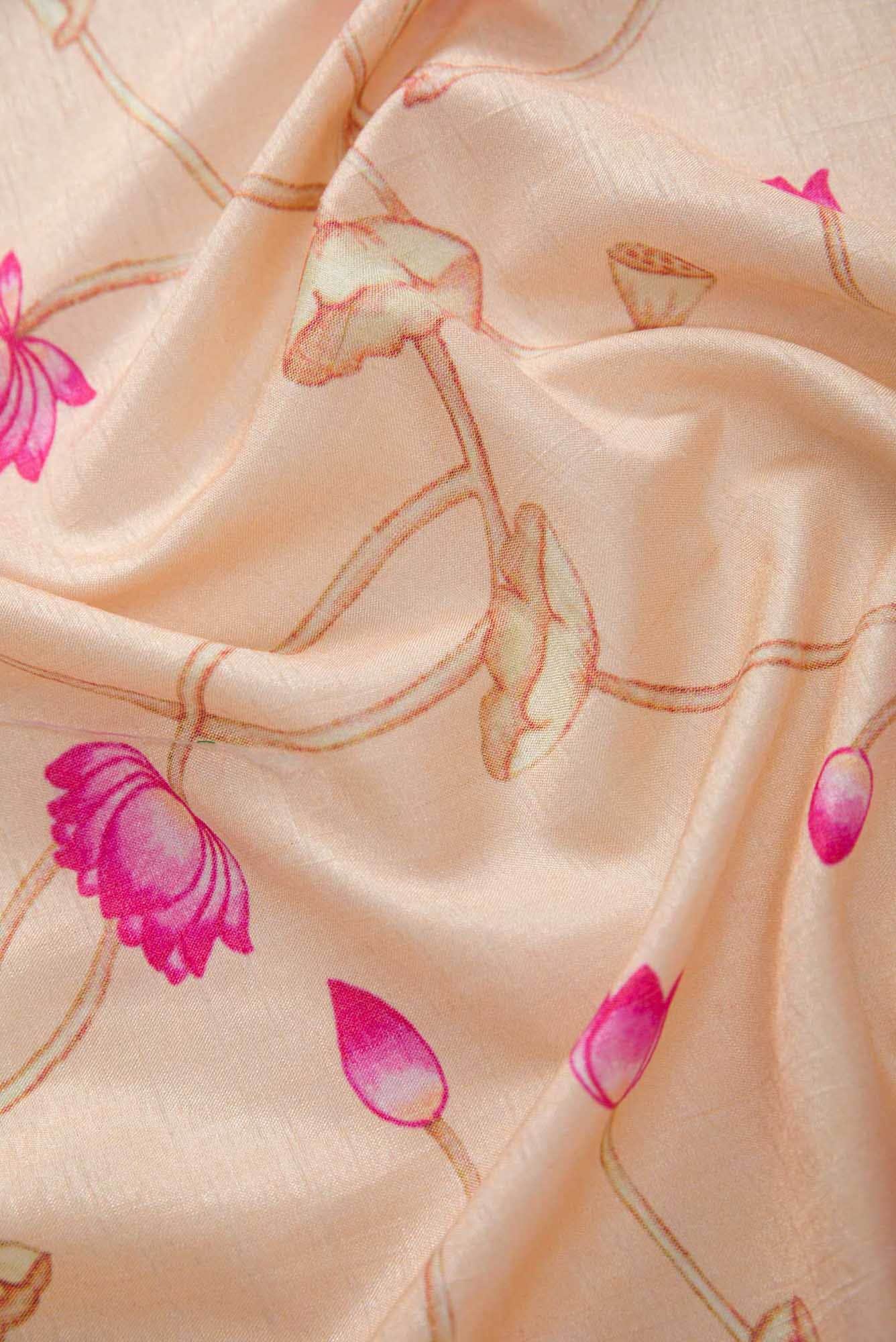 Sandal Raw Silk Dress Material