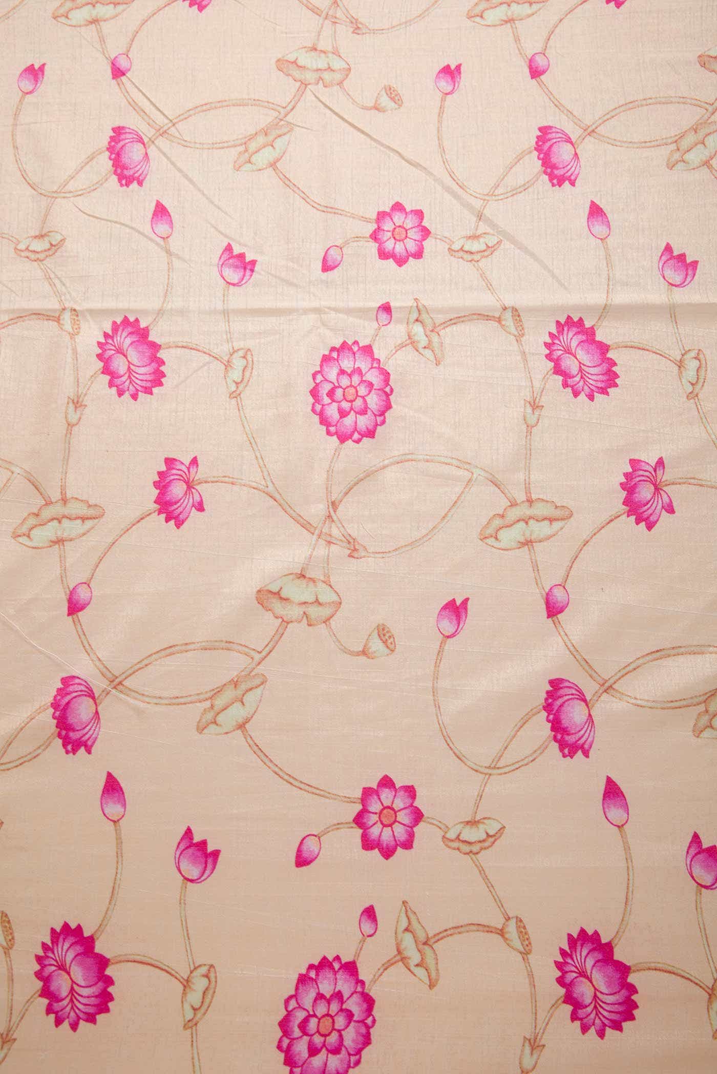 Sandal Raw Silk Dress Material