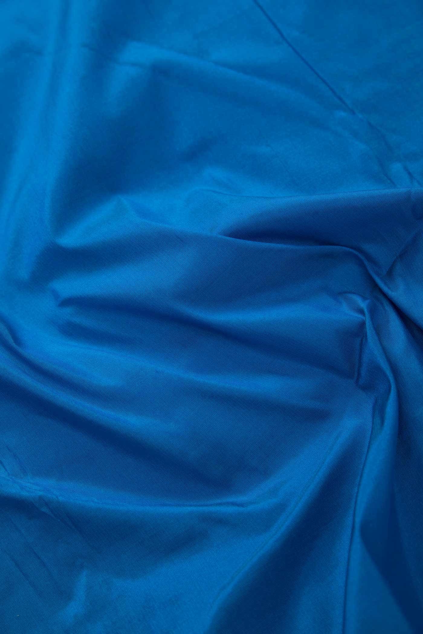 Sky Blue Kanchipuram Silk Dress Material