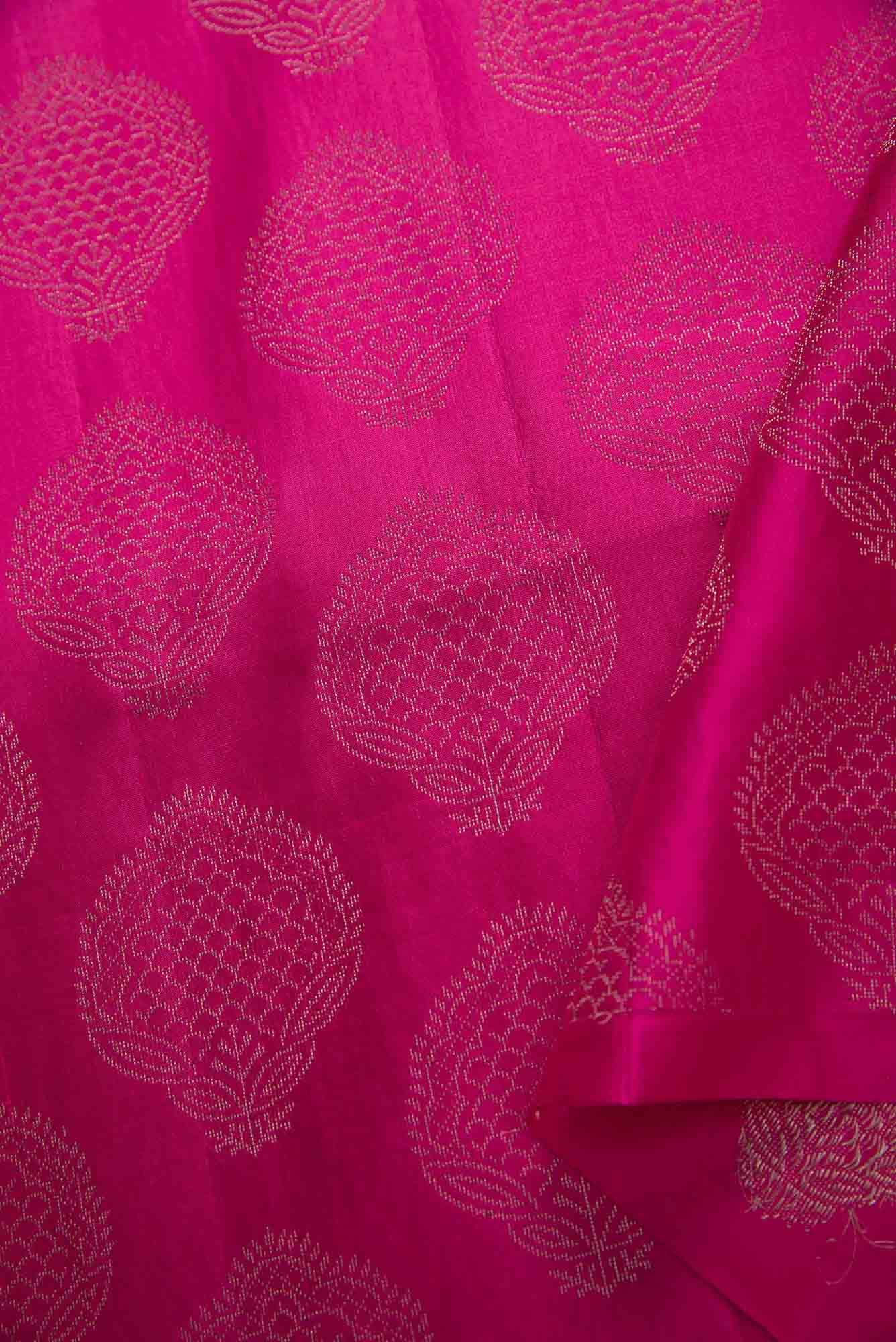 Pink Kanchipuram Silk Dress Material