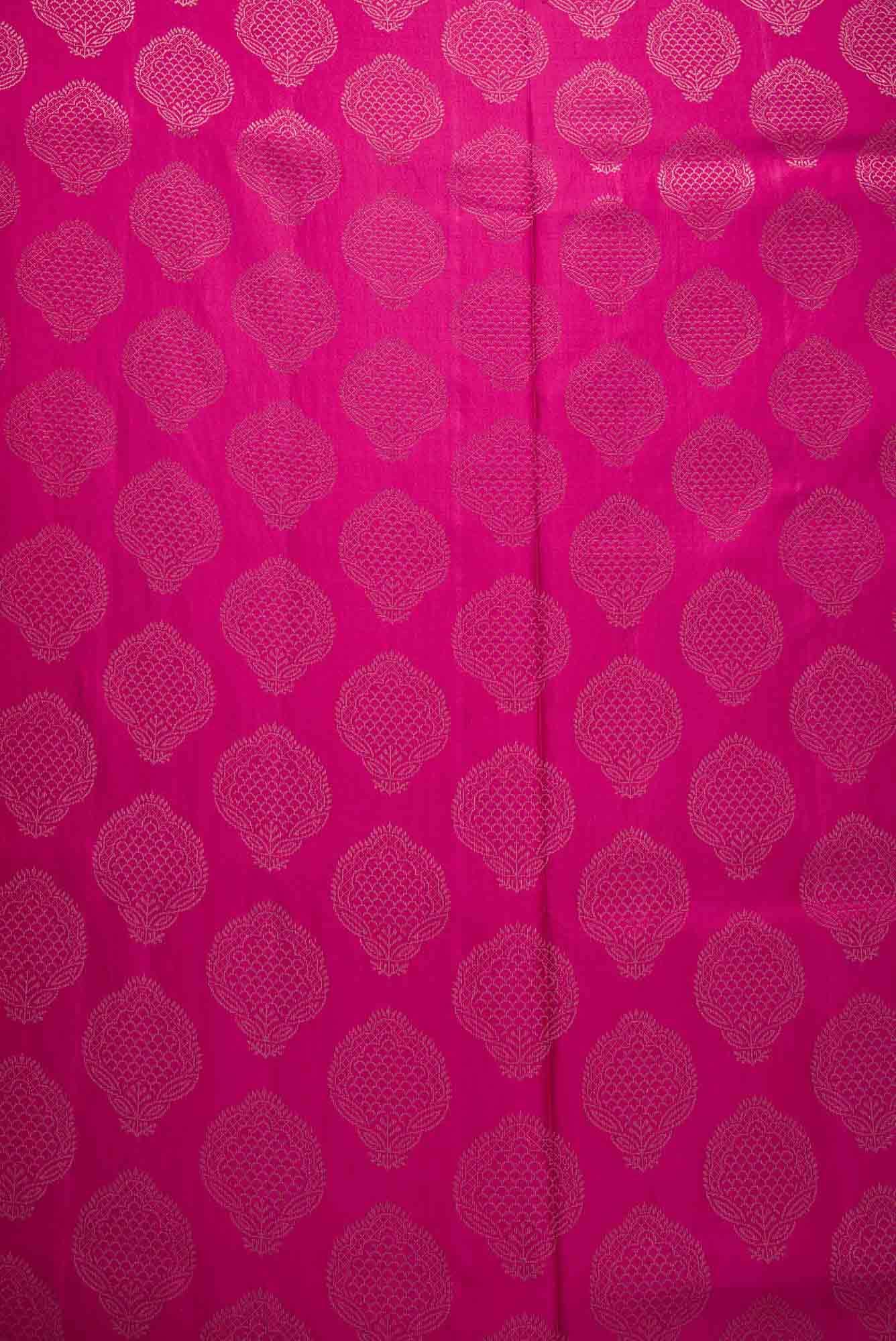 Pink Kanchipuram Silk Dress Material