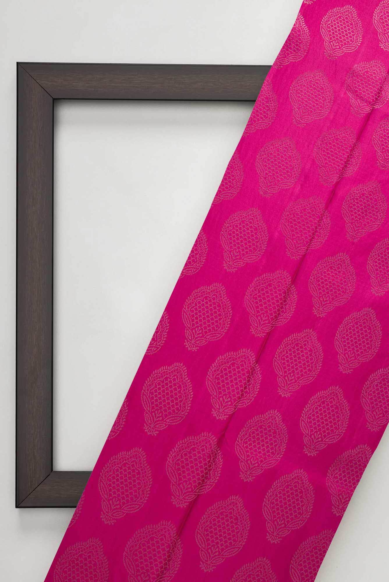 Pink Kanchipuram Silk Dress Material