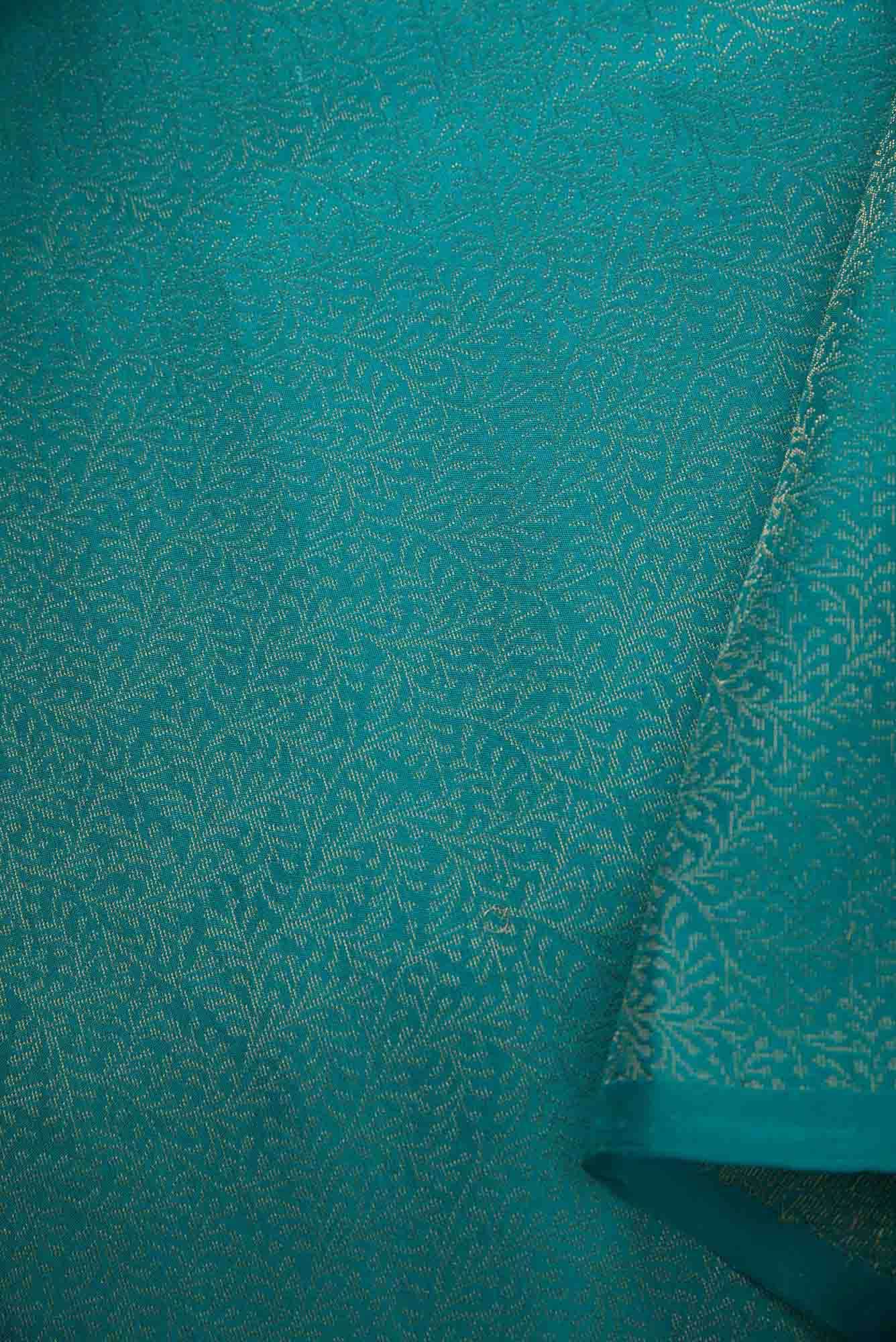 Blue Kanchipuram Silk Dress Material