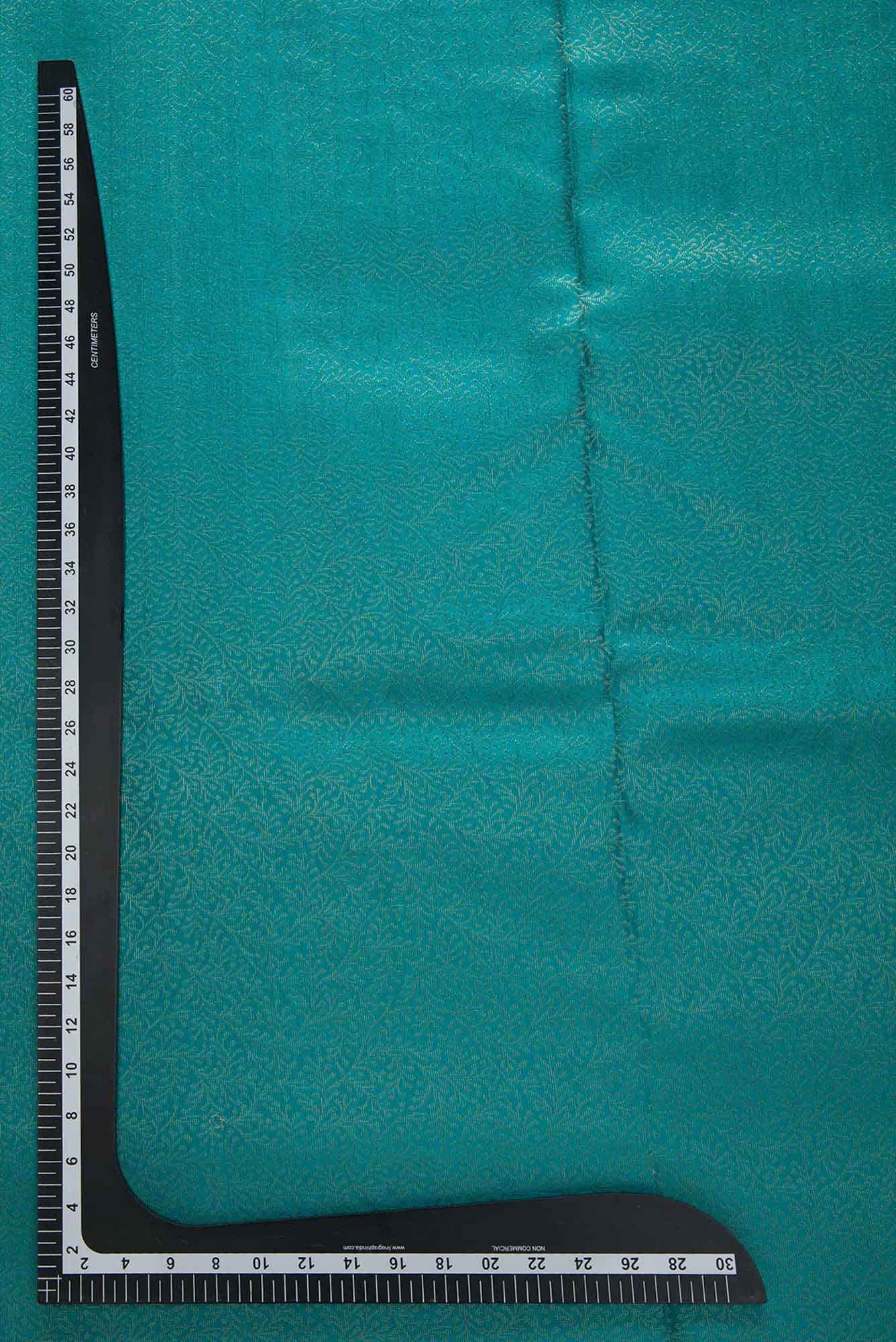 Blue Kanchipuram Silk Dress Material